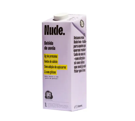 Nude Bebida de Aveia Tudão 1L