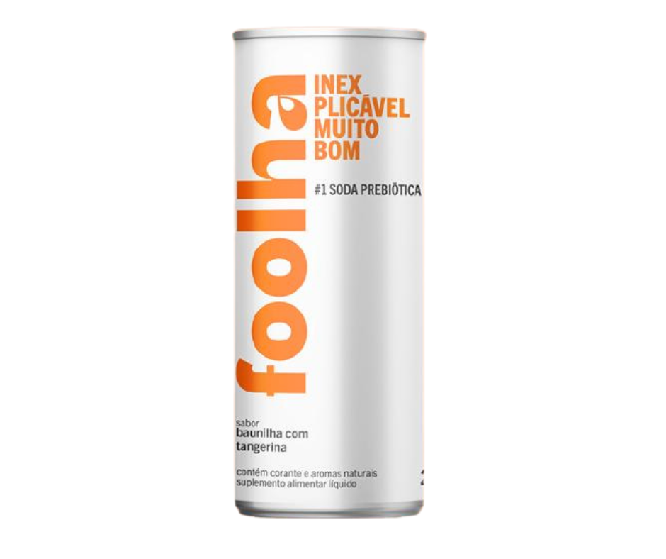 Folha - Bebida Prebiótica de Baunilha e Tangerina 269 ML