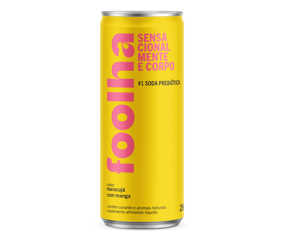Folha - Bebida Prebiótica de Maracuja e Manga 269 ML