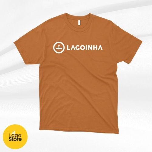 CAMISETA UNISSEX LAGOINHA MARROM