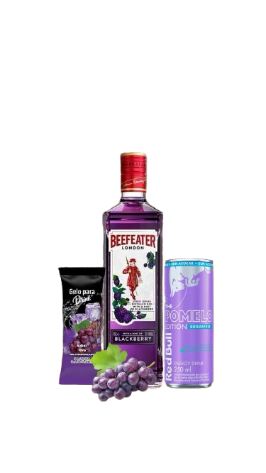 Combo Beefeater Blackberry c/red bull