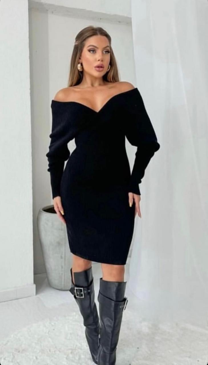 VESTIDO MODAL OMBRO A OMBRO