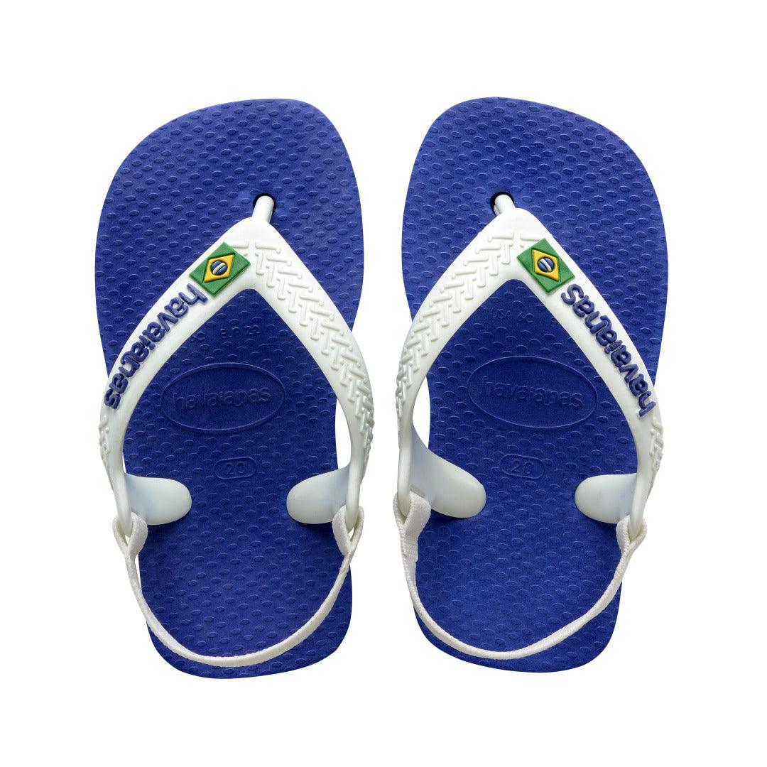Havaianas Baby Brasil Logo (Azul Naval)