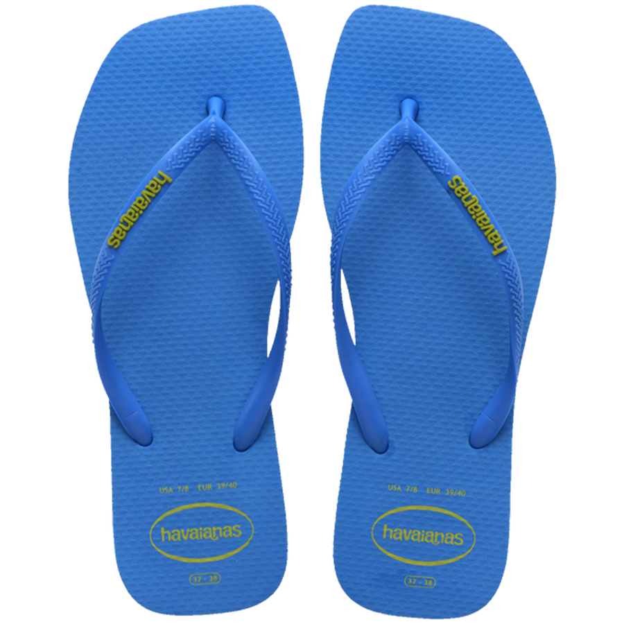 HAVAIANAS SLIM SQUARE LOG POP UP (Azul Brilhante)