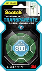 FITA DUPLA FACE FIXA FORTE 19MM X 2MT