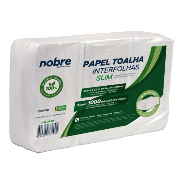 PAPEL TOALHA FD C/1000 FOLHAS