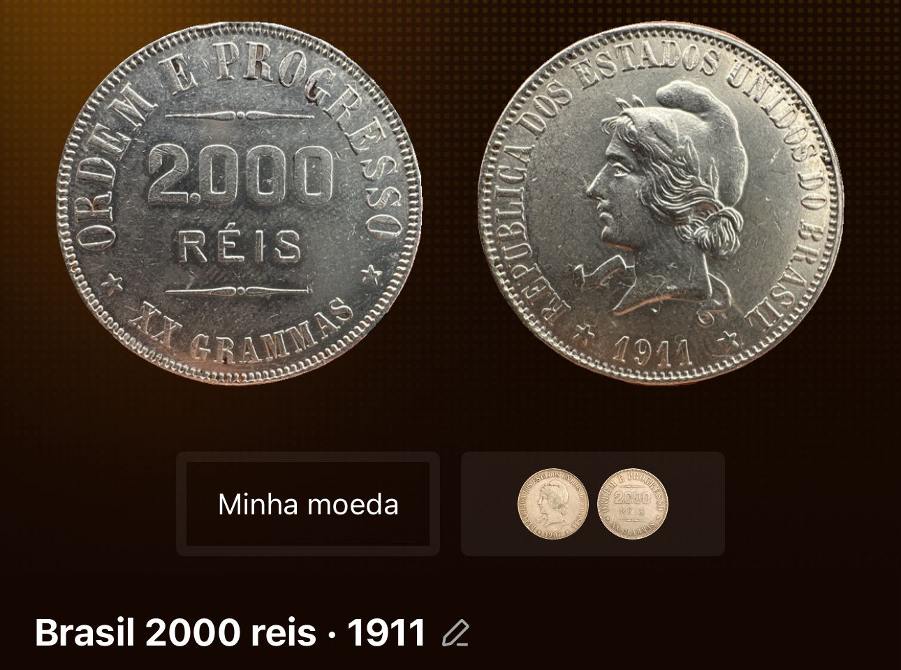 2000 RÉIS 1911