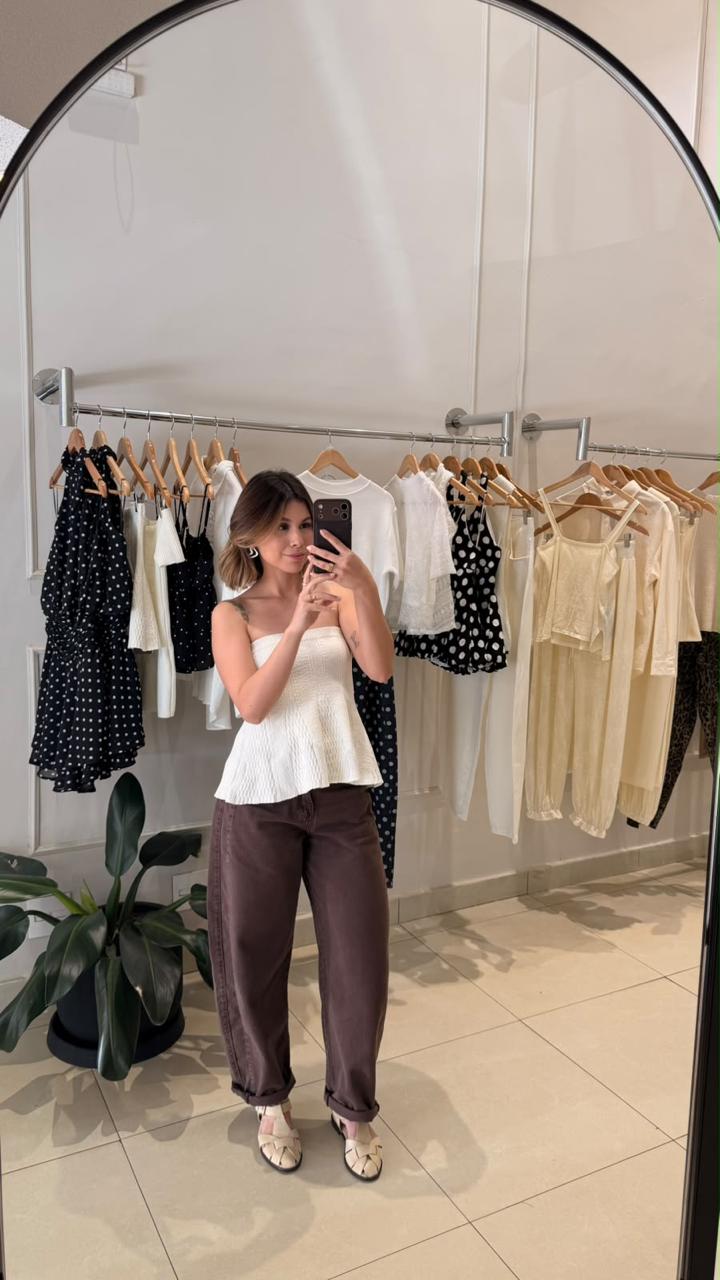 CALÇA BARREL EVELINE