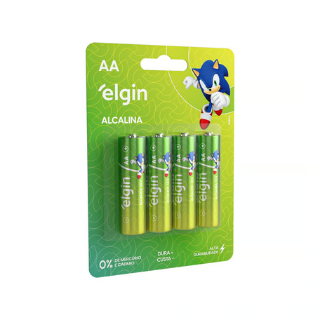 PILHA ALCALINA PEQUENA AA 82153 - ELGIN