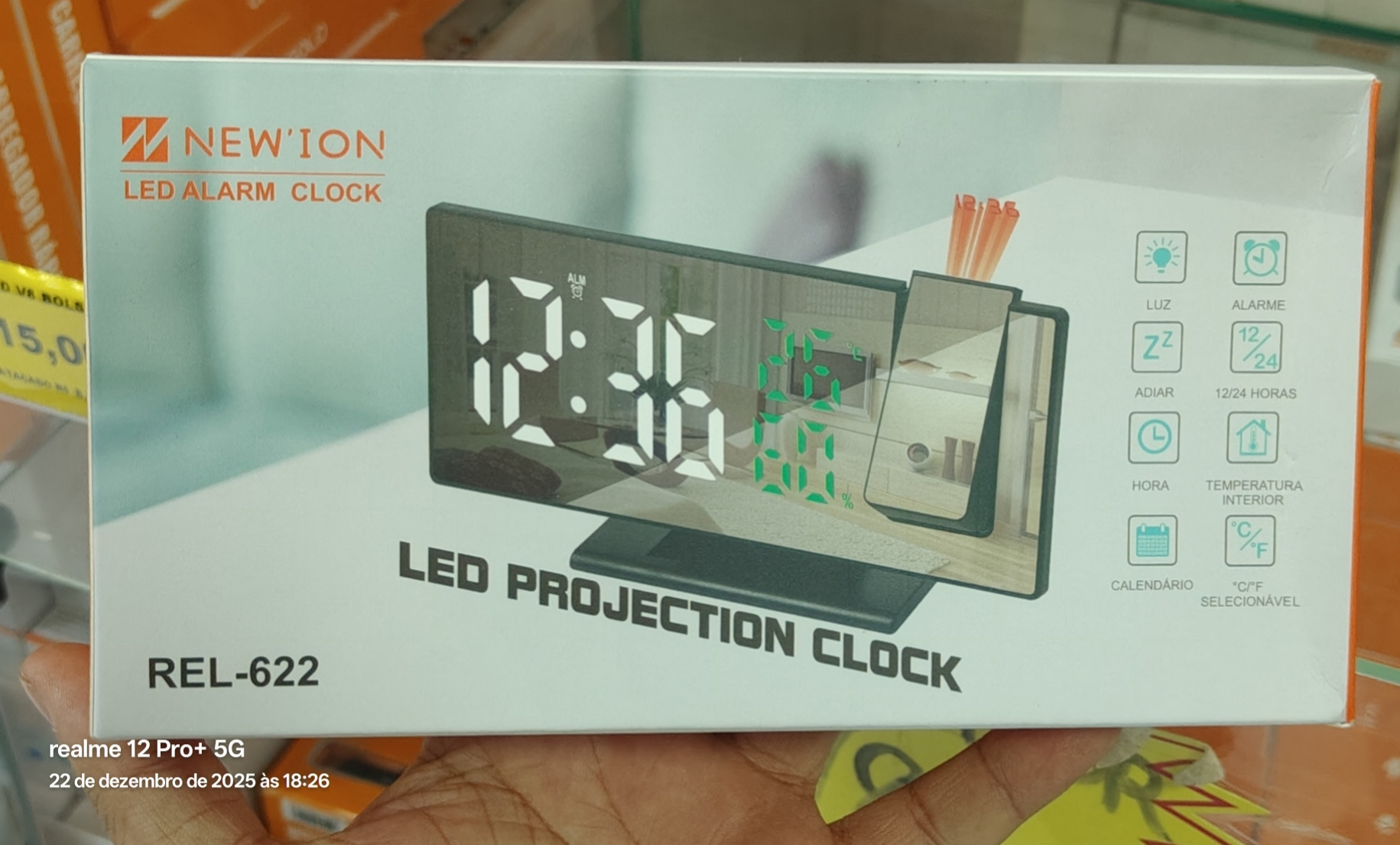 RELOGIO DE MESA REL-622