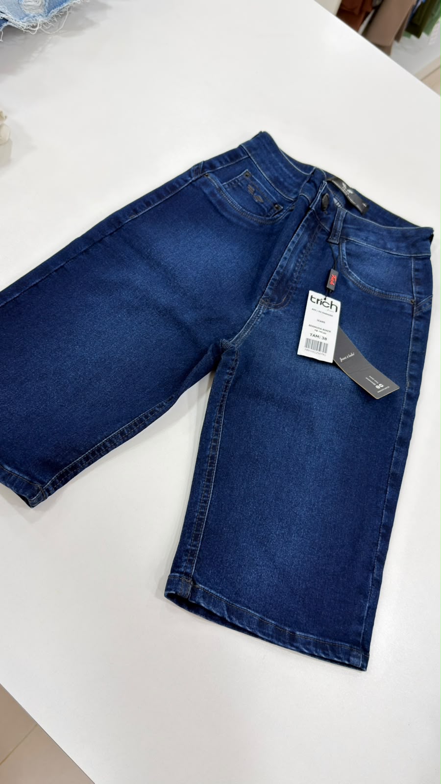 Bermuda Biker Jeans Trich 680050