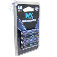 PILHA RECARREGAVEL MAX MIDIA