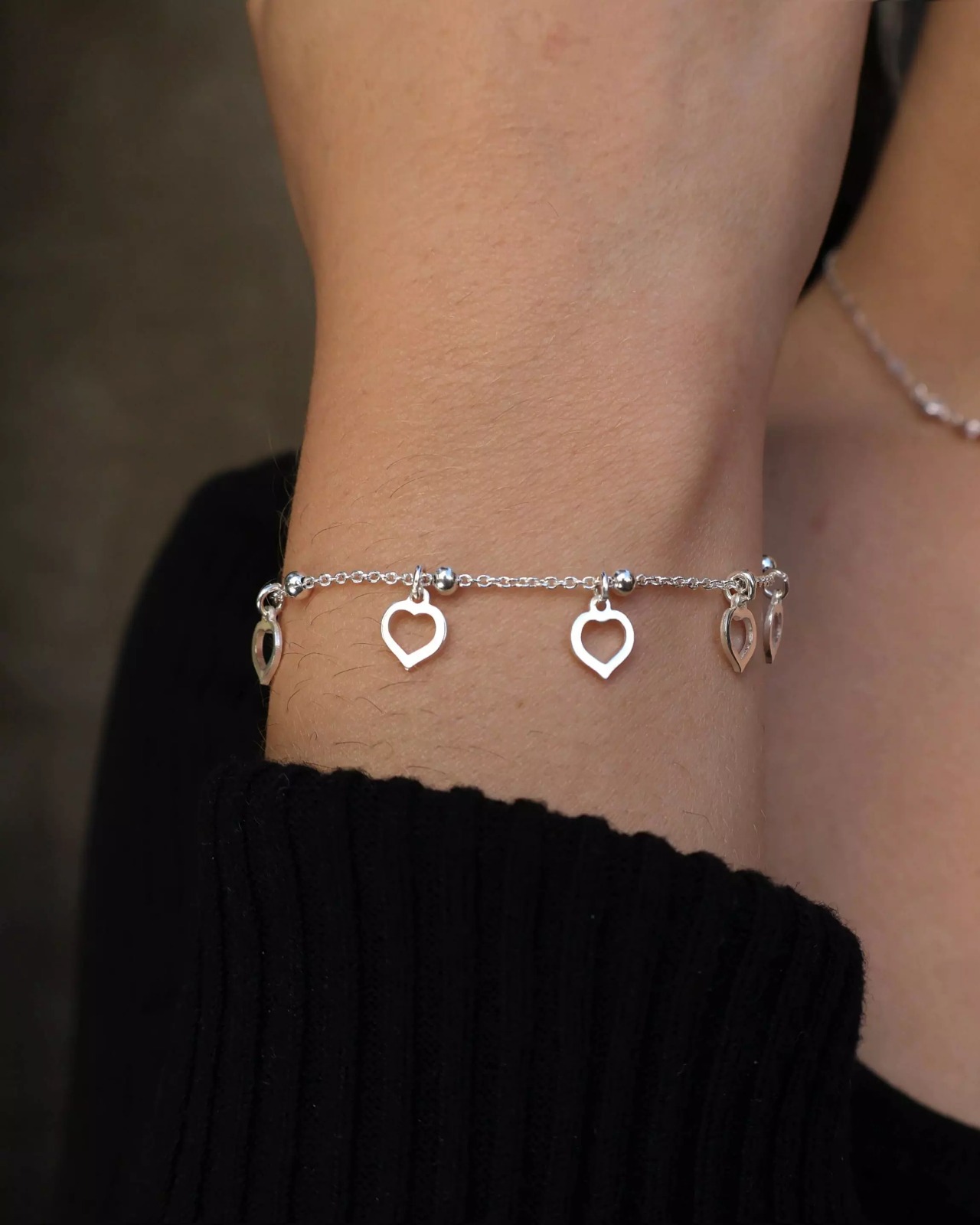 Pulseira Corações