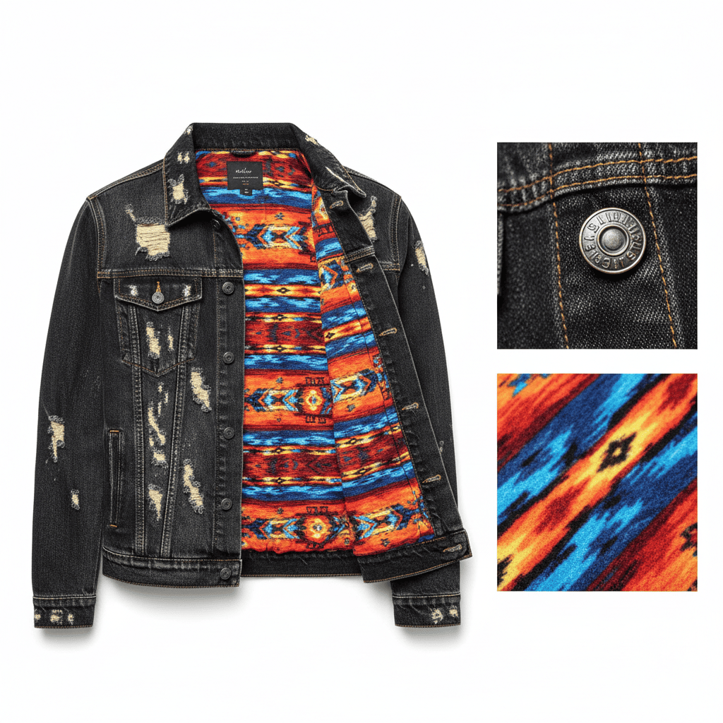 Jaqueta Jeans Trucker Masculina com Forro Personalizado
