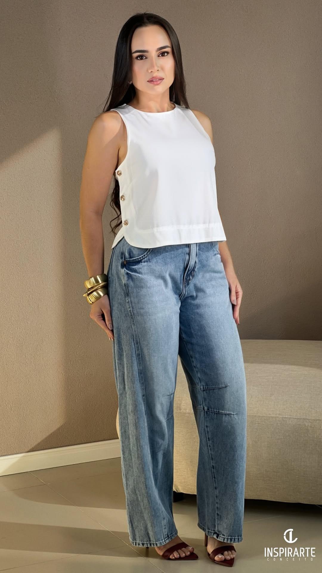 BLUSA CANOA BOTES