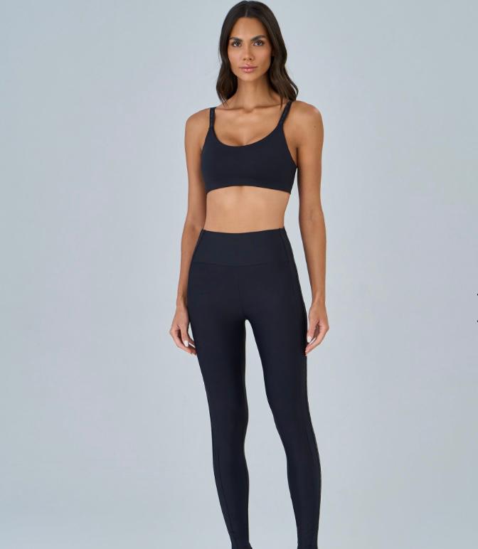 LEGGING ELASTICO PERSONALIZADO PRETA PP