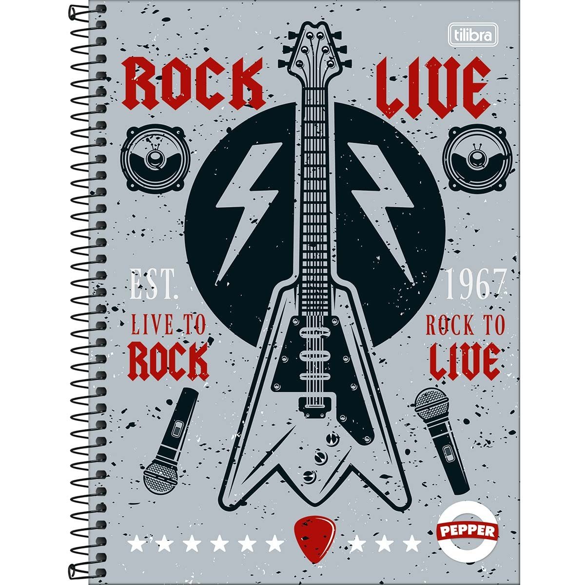 Caderno Tilibra Rock'N'Roll