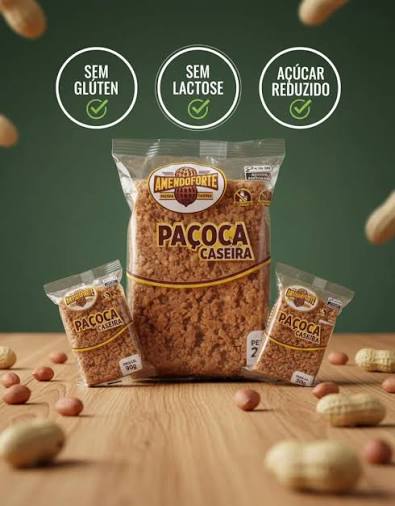 Paçoca Caseira 200g Amendoforte