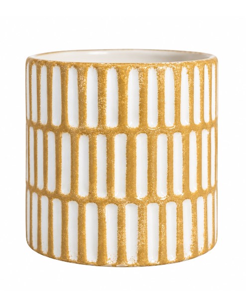VASO VINTAGE AMARELO