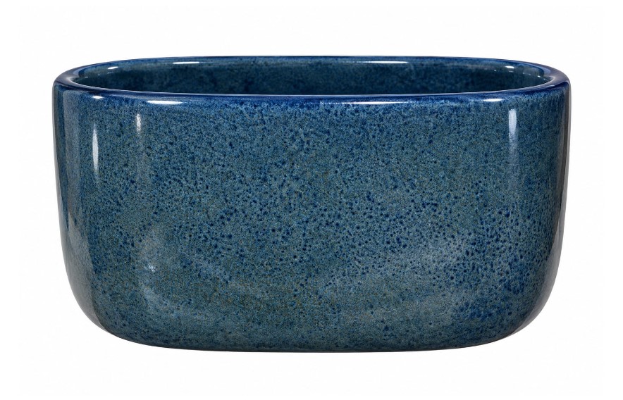 VASO AZUL RETANGULAR
