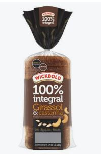 Pão Integral Girassol E Castanha Wickbold Pacote 400g