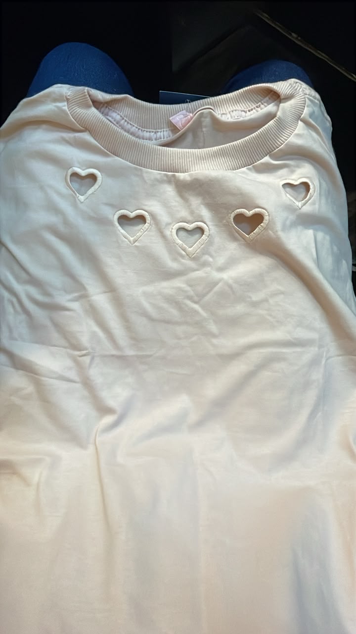 BLUSA DE CORAÇAO VAZADO - STELA