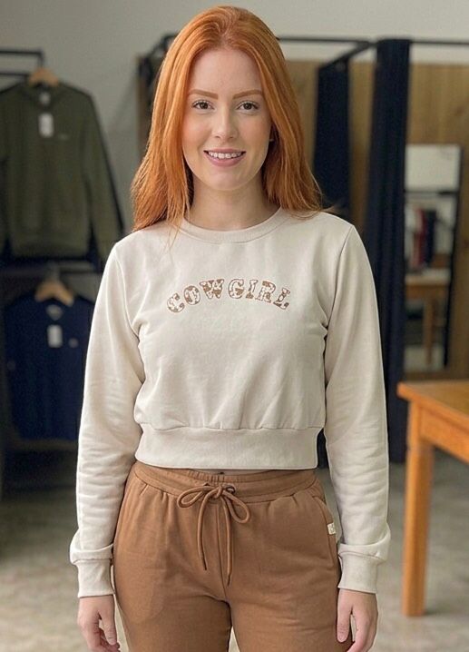 BLUSA CURTA MOLETOM GOWGIRL