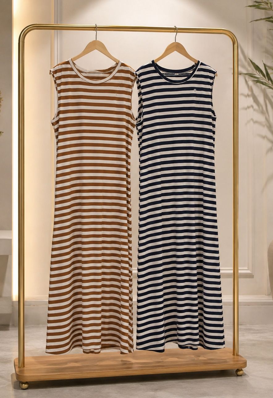 VESTIDO LISTRADO