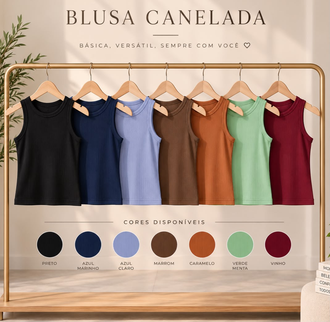 CAMISETA CANELADA