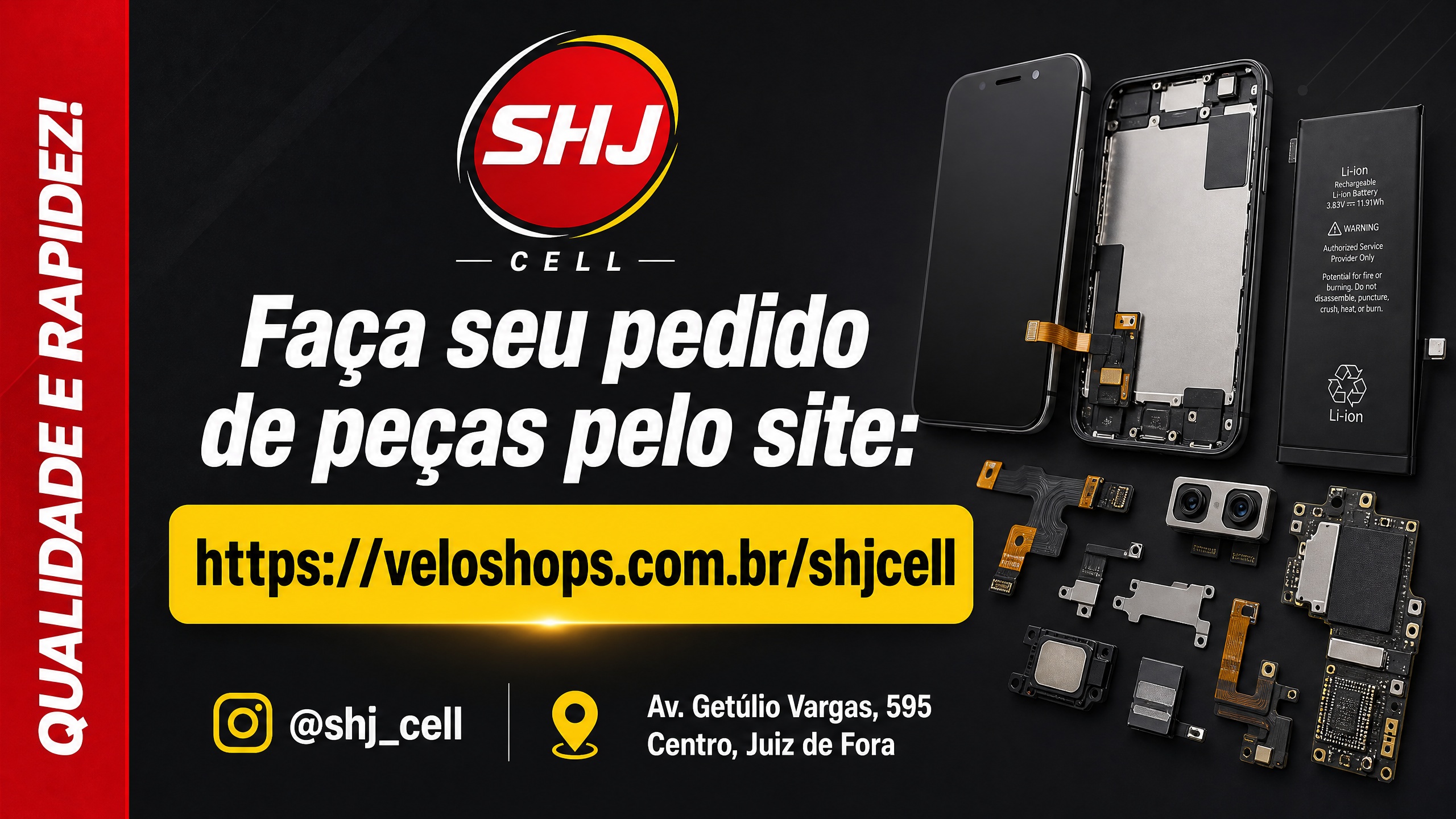 Pedidos no Site