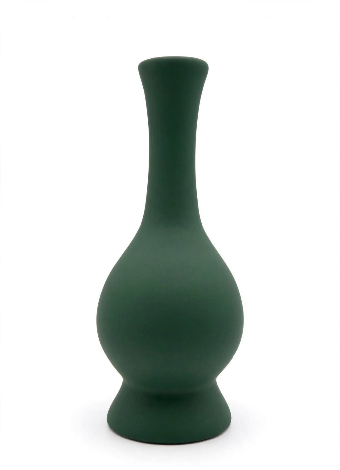 VASO VERDE EM GESSO
