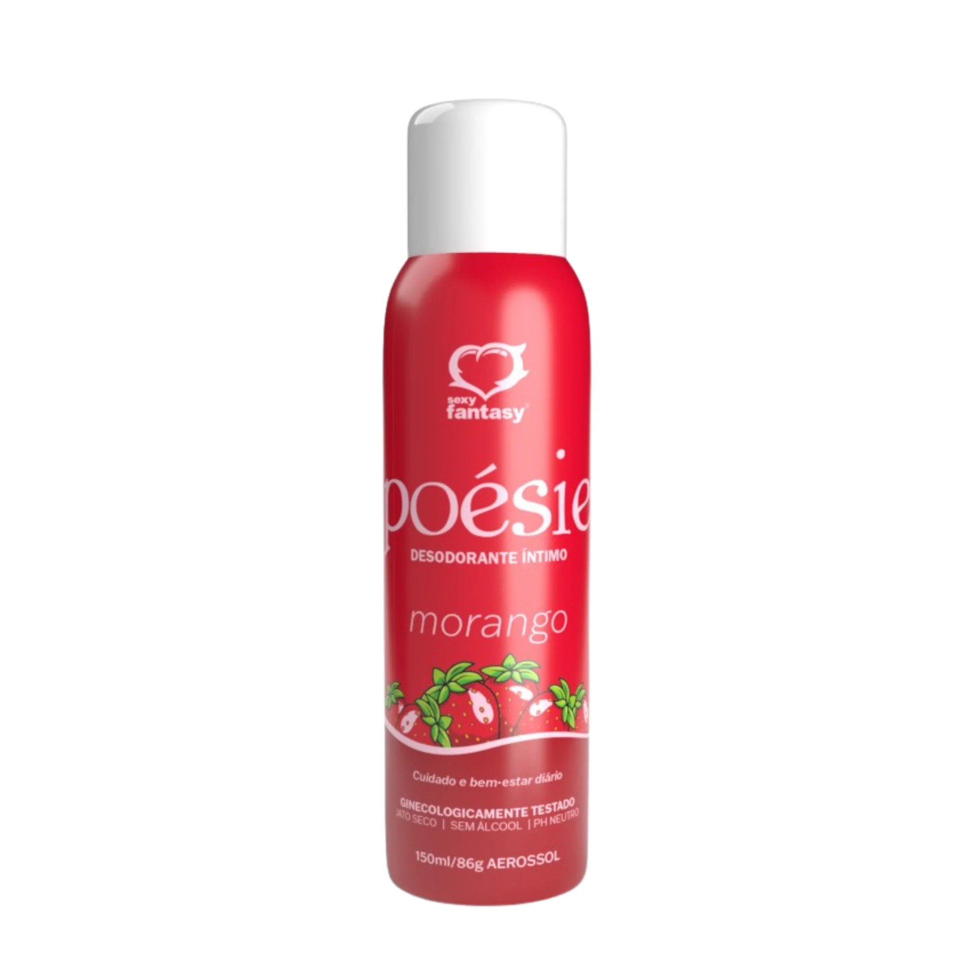 DESODORANTE INTIMO POESIE JATO SECO 150ML SEXY FANTASY MORANGO