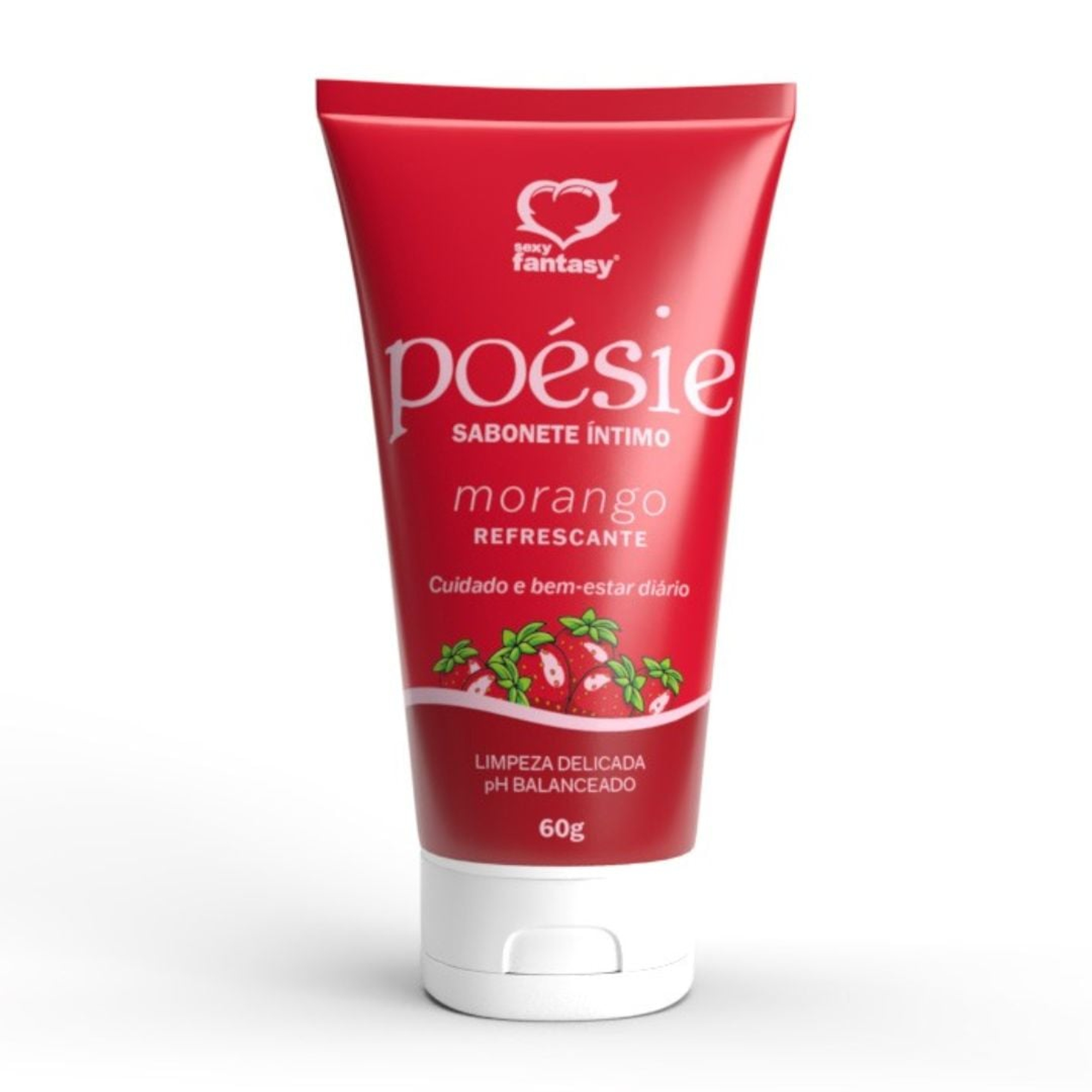 POESIE SABONETE LIQUIDO INTIMO REFRESCANTE 60G SEXY FANTASY MORANGO