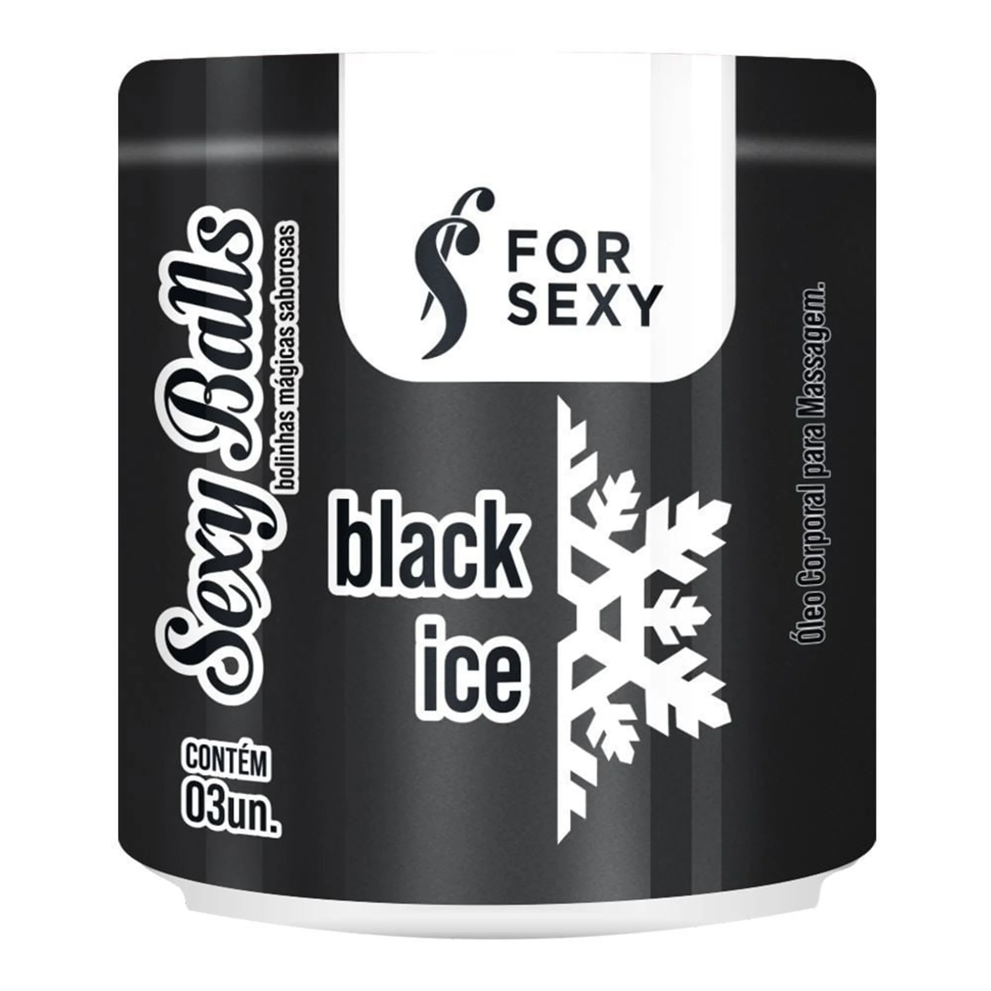 SEXY BALLS BLACK ICE BOLINHA 3UNI FORSEX