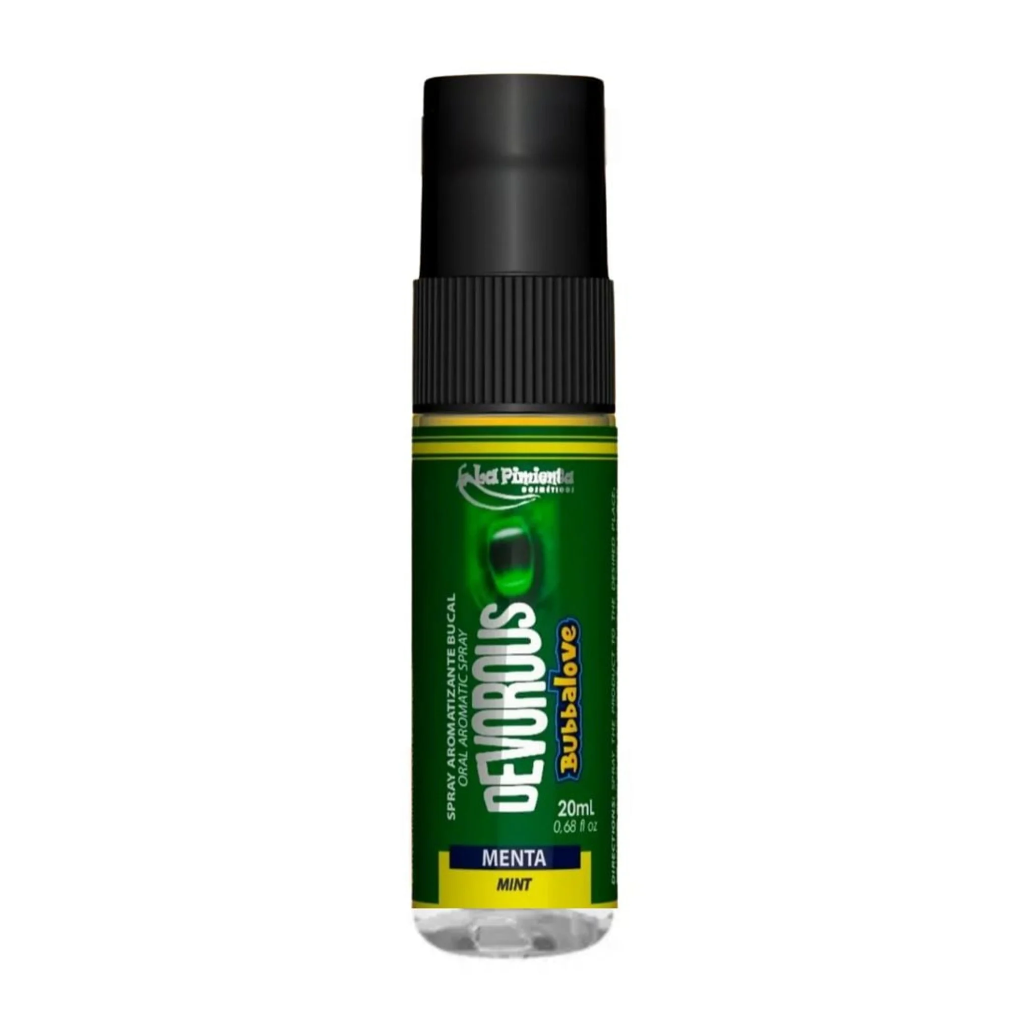 AROMATIZANTE SPRAY BUCAL BUBBALOVE DEVOROUS 20ML LA PIMIENTA MENTA
