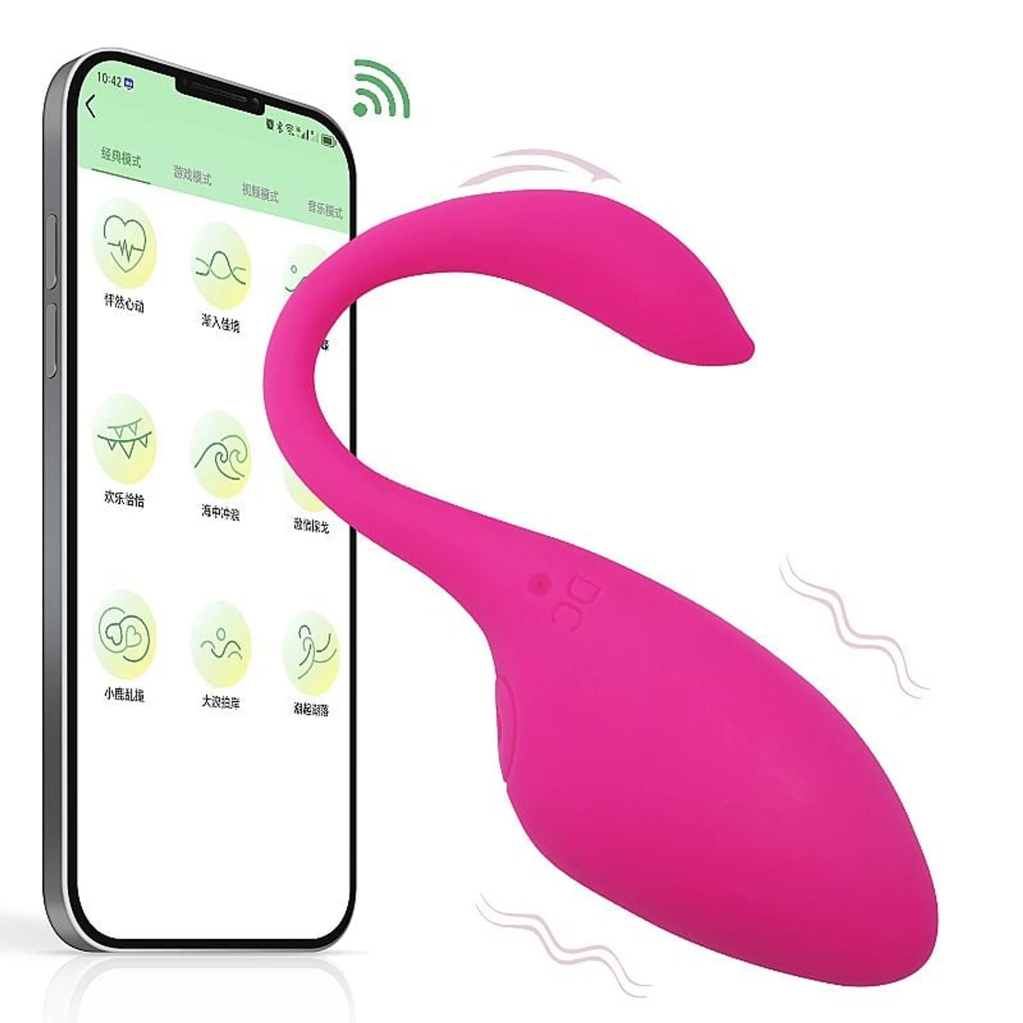 CAPSULA VIBRATORIA RUBY 10 MODOS DE VIBRACAO CONTROLADO POR APP VIBE TOYS PINK