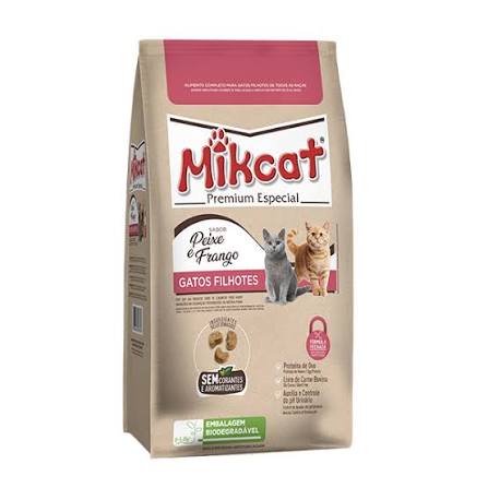 RACAO MIKCAT PREM ESP 1kg GATOS FILHOTES