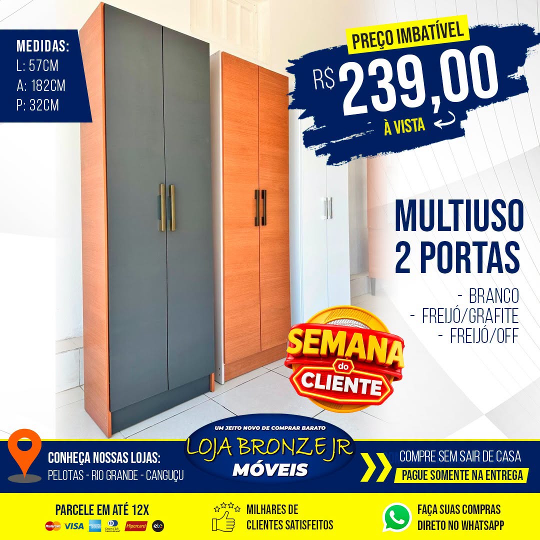 Armário Multi Uso 2 Portas