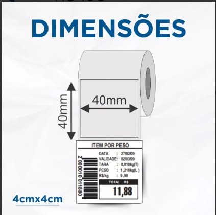 #ETIQUETA 40x40, BALANÇA TM RB 20m
