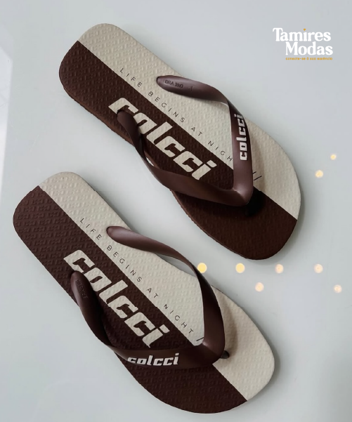 Chinelo Colcci Marrom