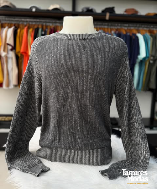 Blusa Winter Style Cinza