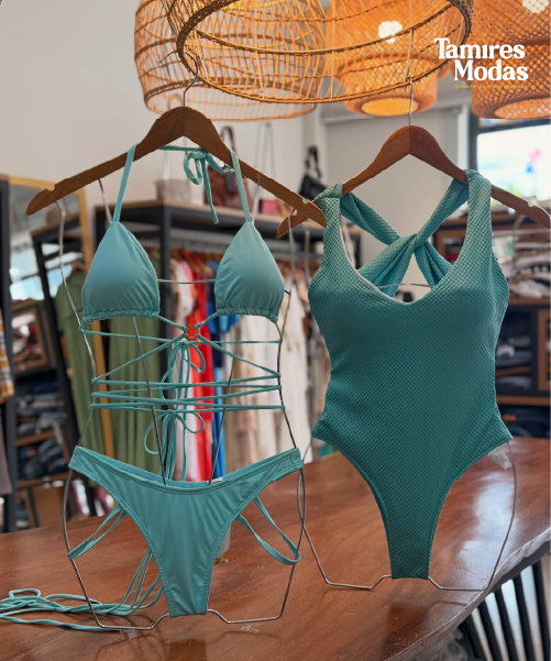Conjunto Beachwear Summer Cyan