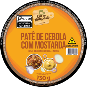 PATE DE CEBOLA COM MOSTARDA CIA DO ANTEPASTO 130G