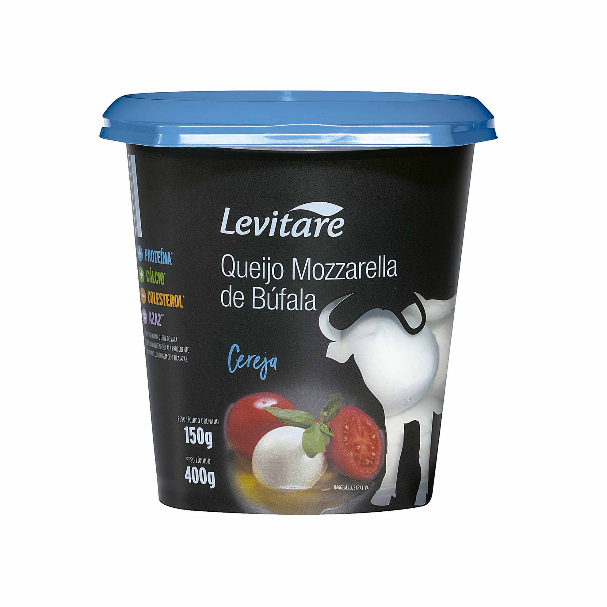 QJ MOZZARELLA DE BUFALA CEREJINHA 150G LEVITARE