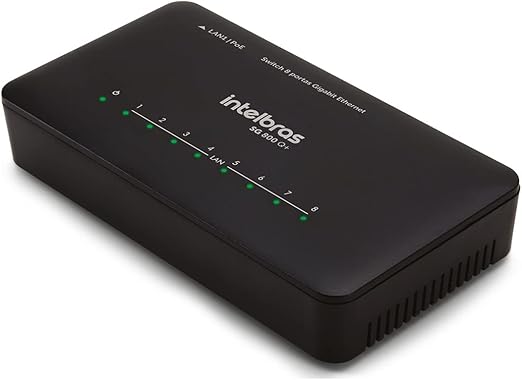 Switch 8 portas ethernet 10/100