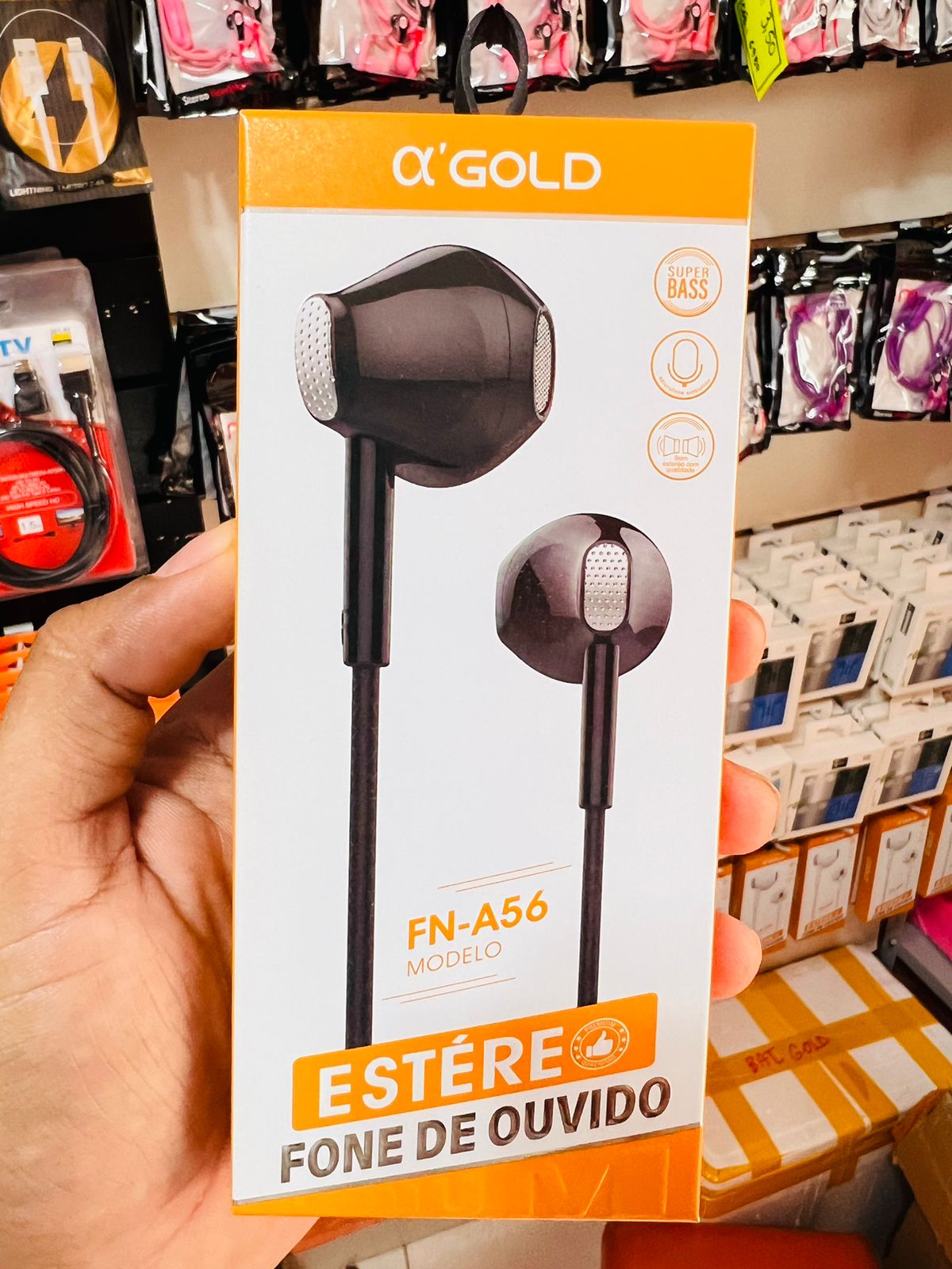 FONE COM FIO AGOLD FN-A56