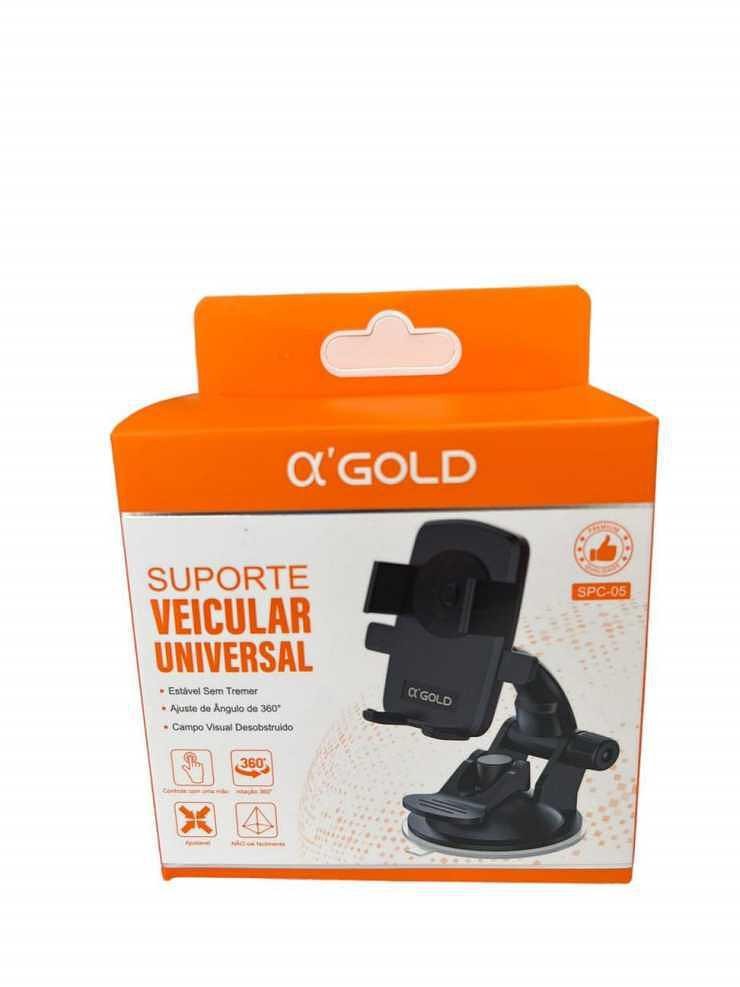SUPORTE P/ CELULAR VEICULAR UNIVERSAL AGOLD SPC-05
