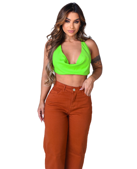 Calça Jeans Feminina Wad Leg - 693