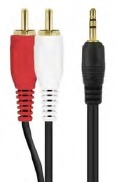 CABO 2RCA P2 DOURADO 1,80MT MXT COD. 1094