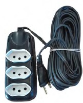EXTENSÃO 2P+T PRETA LIG PLUS